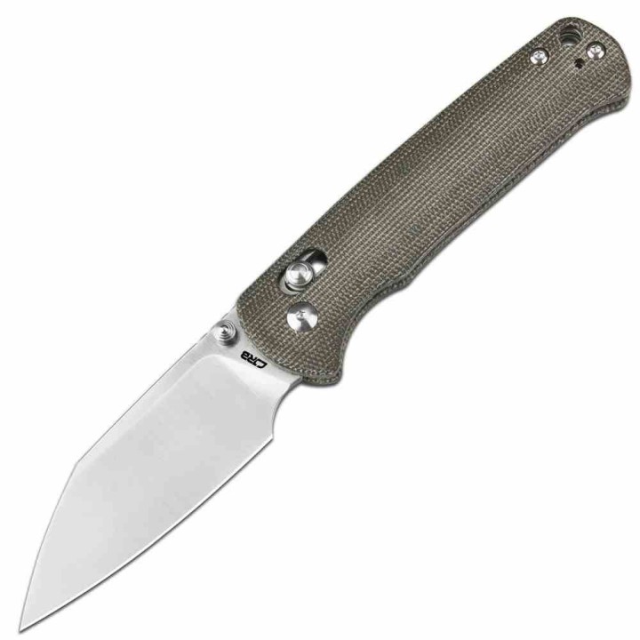 Couteau CJRB Hectare-Alt OD Green Lame Acier AR-SFII Manche Micarta Crossbar Lock Clip J1935AKODG - Livraison Gratuite