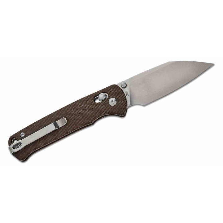 Couteau CJRB Hectare-Alt OD Green Lame Acier AR-SFII Manche Micarta Crossbar Lock Clip J1935AKODG - Livraison Gratuite