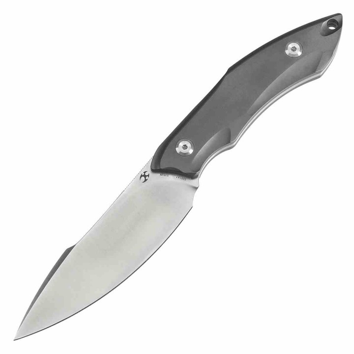 Couteau Kansept Luccio Lame Harpon Acier CPM-S35VN Manche Titane Etui Kydex KG007A7 - Livraison Gratuite
