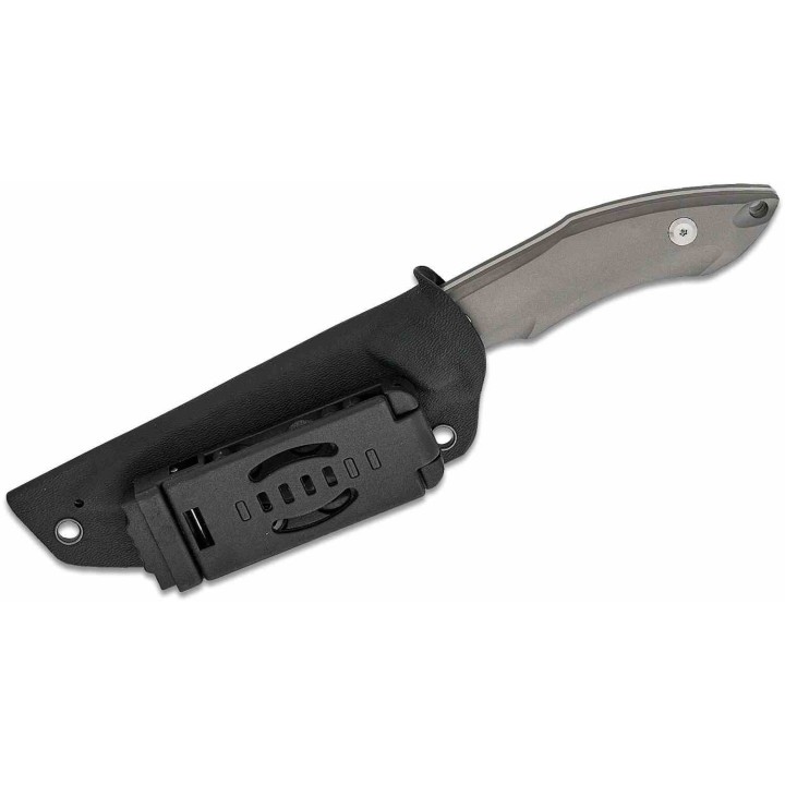 Couteau Kansept Luccio Lame Harpon Acier CPM-S35VN Manche Titane Etui Kydex KG007A7 - Livraison Gratuite