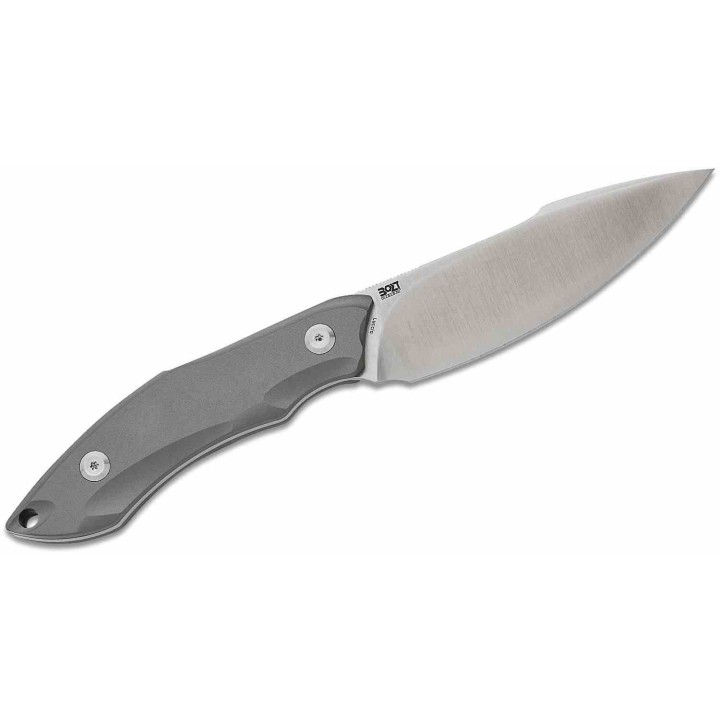 Couteau Kansept Luccio Lame Harpon Acier CPM-S35VN Manche Titane Etui Kydex KG007A7 - Livraison Gratuite