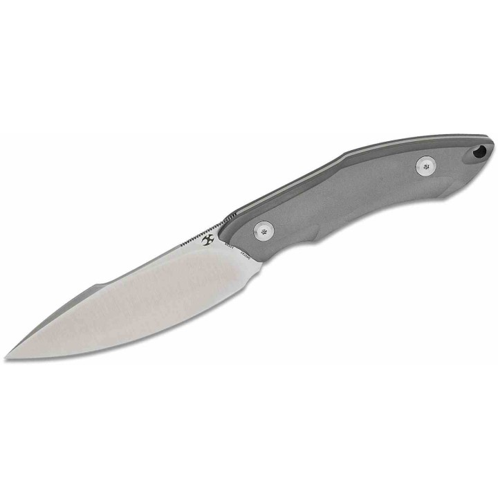 Couteau Kansept Luccio Lame Harpon Acier CPM-S35VN Manche Titane Etui Kydex KG007A7 - Livraison Gratuite