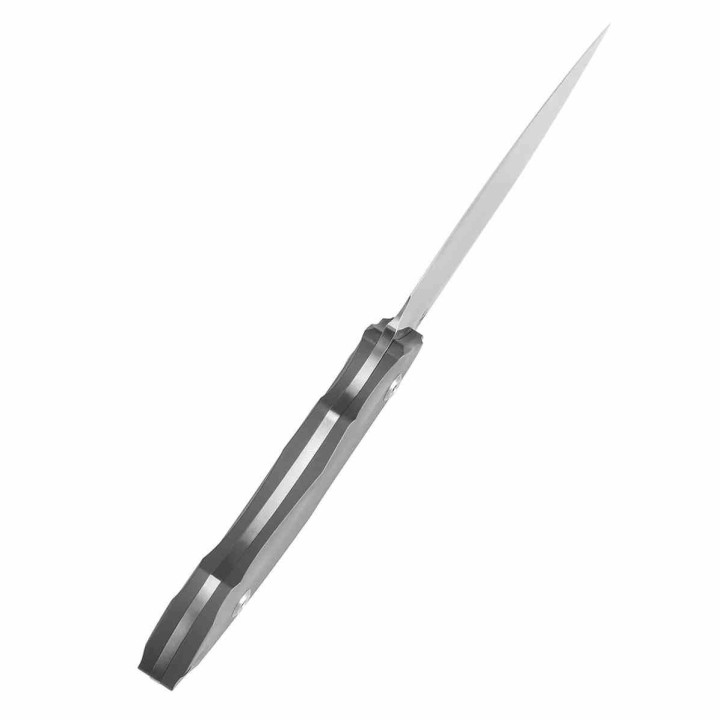 Couteau Kansept Luccio Lame Harpon Acier CPM-S35VN Manche Titane Etui Kydex KG007A7 - Livraison Gratuite