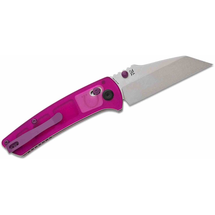 Couteau KANSEPT Main Street Purple Lame Acier 154CM Manche Acrylique IKBS Clip Crossbar Lock KT1015V10 - Livraison Gratuite