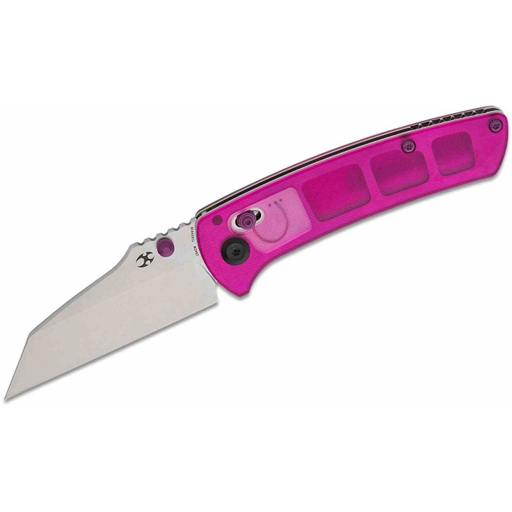 Couteau KANSEPT Main Street Purple Lame Acier 154CM Manche Acrylique IKBS Clip Crossbar Lock KT1015V10 - Livraison Gratuite