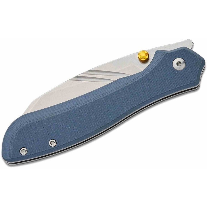 Couteau Pliant CJRB Fugly Gray Lame Acier AR-RPM9 Manche G10 Linerlock Clip IKBS J1957BGY - Livraison Gratuite