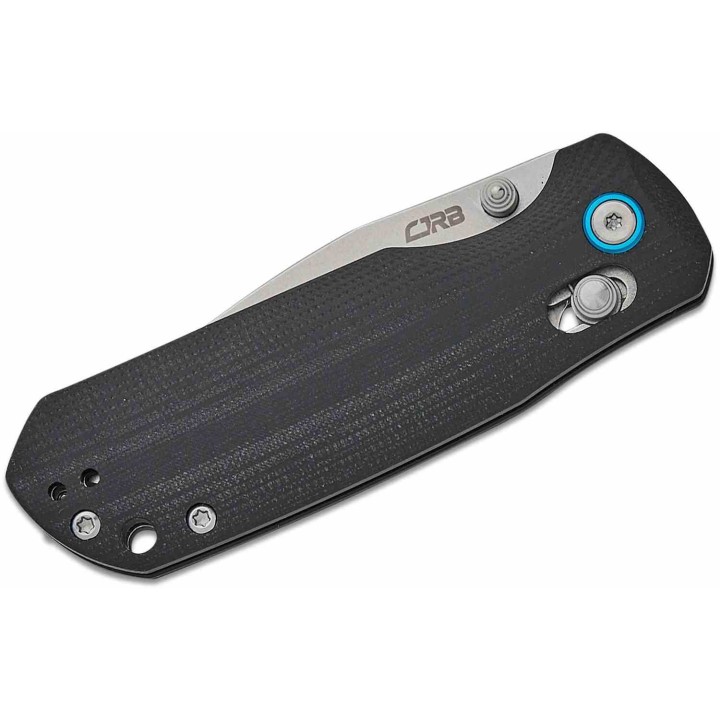 Couteau CJRB Maximal Black Lame Acier AR-RPM9 Manche G10 Crossbar Lock Clip J1954BK - Livraison Gratuite