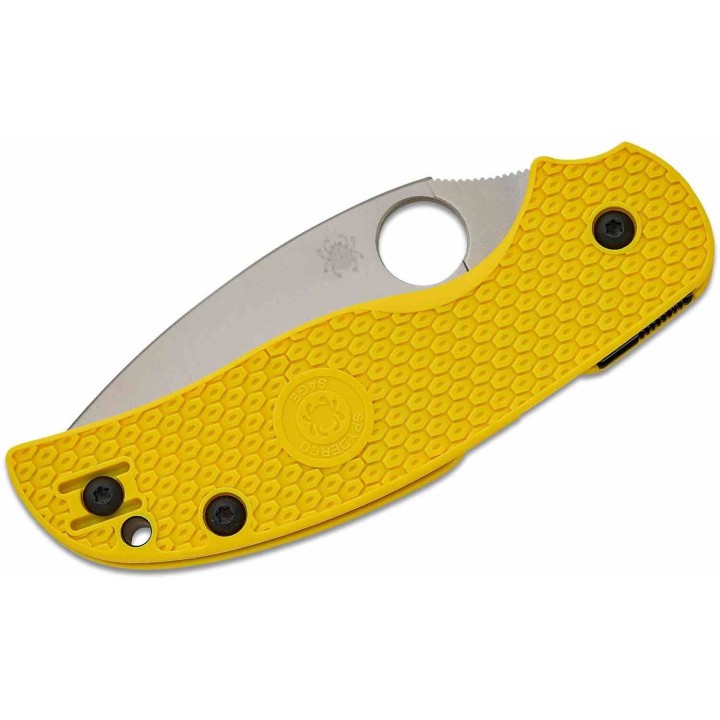 Couteau Spyderco Sage 5 Lightweight Salt Lame Acier MagnaCut Manche FRN Compression Lock SC123PYL - Livraison Gratuite