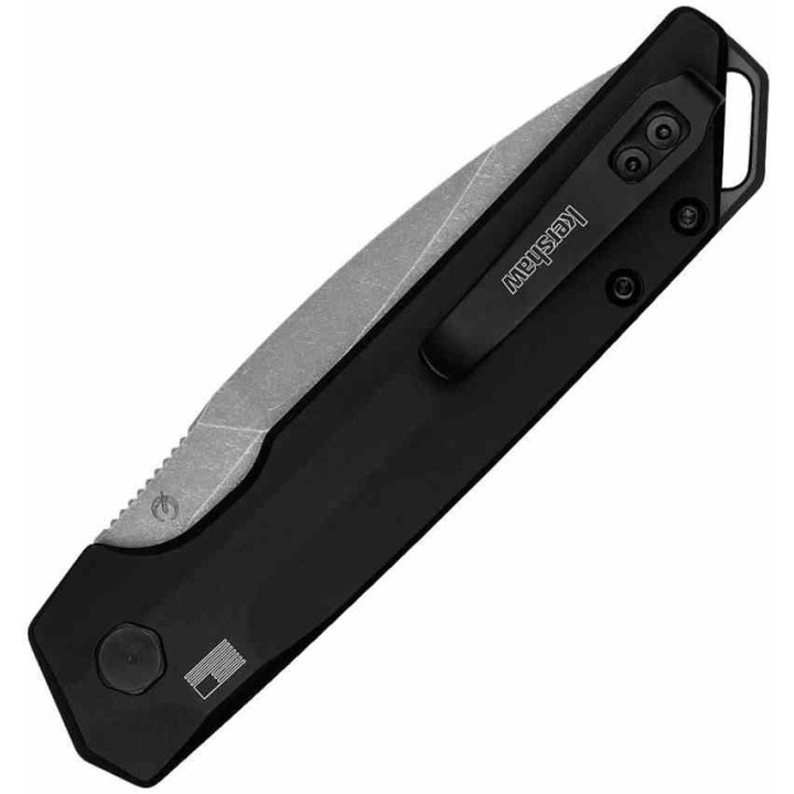 Couteau Kershaw Launch Iridium Automatique Lame Acier MagnaCut Manche Aluminium Button Lock USA KS7038 - Livraison Gratuite