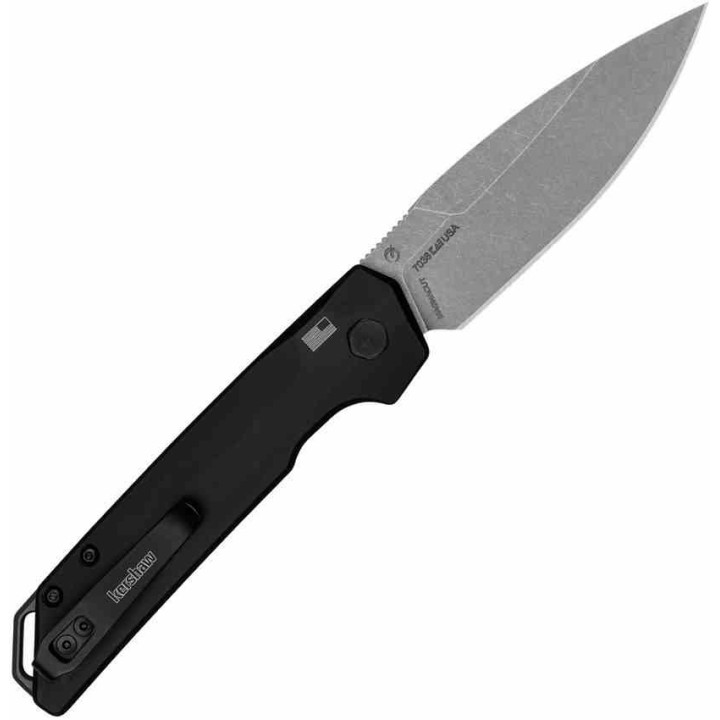 Couteau Kershaw Launch Iridium Automatique Lame Acier MagnaCut Manche Aluminium Button Lock USA KS7038 - Livraison Gratuite
