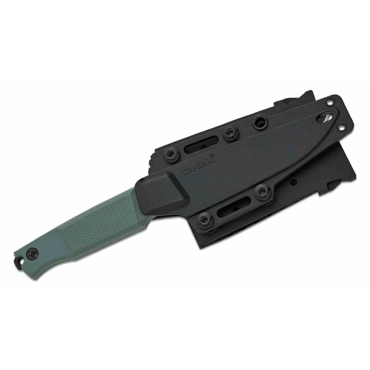 Couteau Ka-Bar Apex Lame Clip Point Acier D2 Manche GFN Étui Polymère KA5500 - Livraison Gratuite