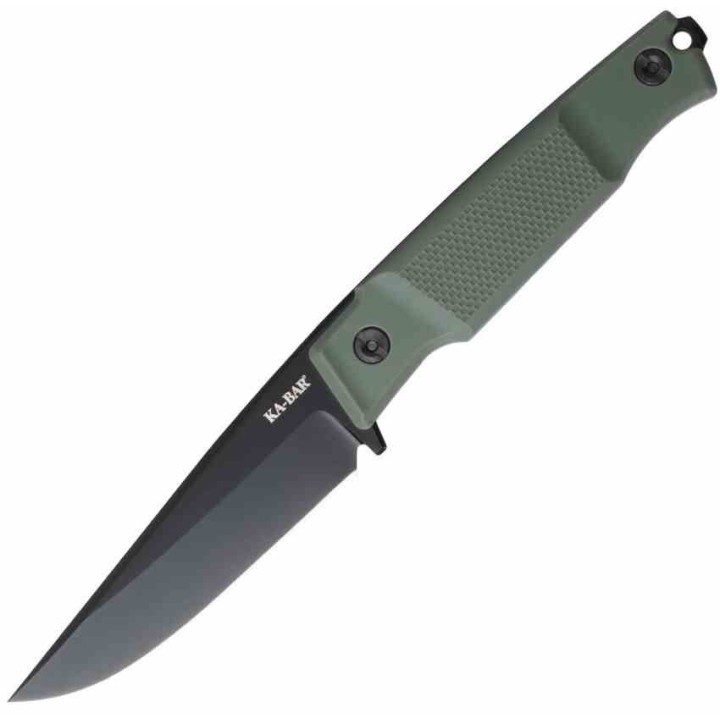Couteau Ka-Bar Apex Lame Clip Point Acier D2 Manche GFN Étui Polymère KA5500 - Livraison Gratuite