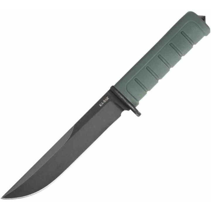 Couteau Ka-Bar Dust I Lame Clip Point Acier D2 Manche GFN Spike Étui MOLLE KA6100 - Livraison Gratuite