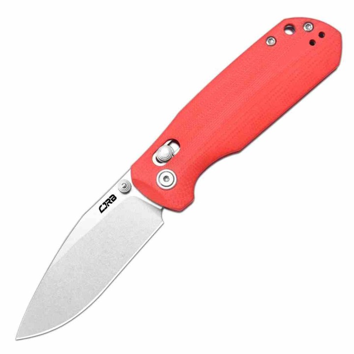 Couteau CJRB Maximal Red Lame Acier AR-RPM9 Manche G10 Crossbar Lock Clip J1954RE - Livraison Gratuite