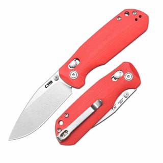 Couteau CJRB Maximal Red Lame Acier AR-RPM9 Manche G10 Crossbar Lock Clip J1954RE - Livraison Gratuite