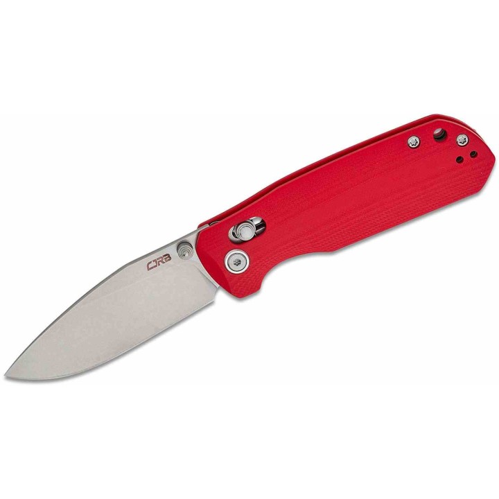 Couteau CJRB Maximal Red Lame Acier AR-RPM9 Manche G10 Crossbar Lock Clip J1954RE - Livraison Gratuite