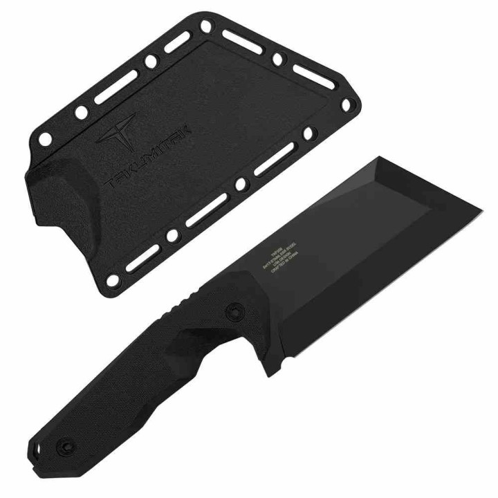 Couteau Takumitak Antidote Cleaver Lame Acier 3Cr13 Manche FRN Étui FRN TKF308 - Livraison Gratuite