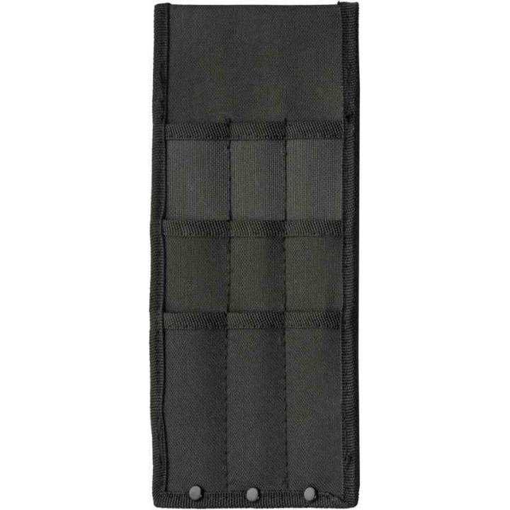 Couteaux de Lancer 9 Kunaï Rapidfire Lame Dague Acier Inox Manche Cordon Rouge Étui Nylon CN211628 - Livraison Gratuite