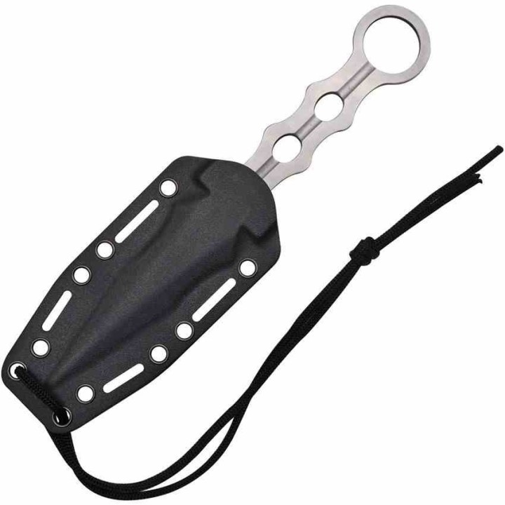Lot de 2 Couteau S-TEC Lancer Tactique Lame Dague Acier Inox Manche Acier Inox Étui Kydex STTS200SL - Livraison Gratuite
