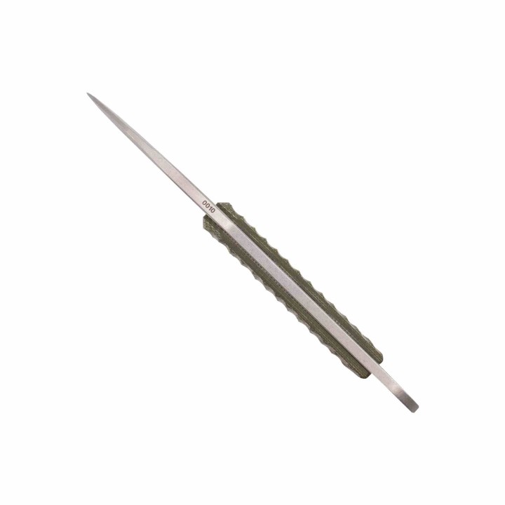 Couteau Cobratec Wolfteeth Lame Acier 14C28N Manche G10 Green Etui Kydex CBTWLTODG - Livraison Gratuite