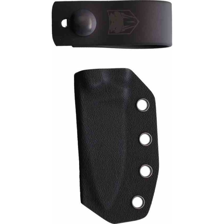 Couteau Cobratec Wolfteeth Lame Acier 14C28N Manche G10 Green Etui Kydex CBTWLTODG - Livraison Gratuite