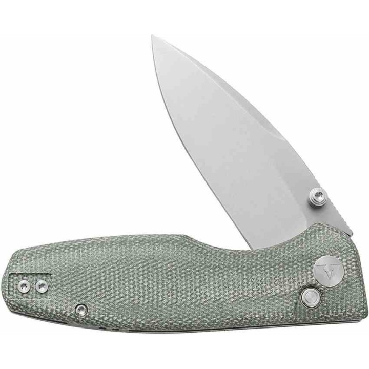 Couteau CMB Predator V3 OD Green Lame Acier 14C28N Manche Micarta Button Lock IKBS CMB19A - Livraison Gratuite