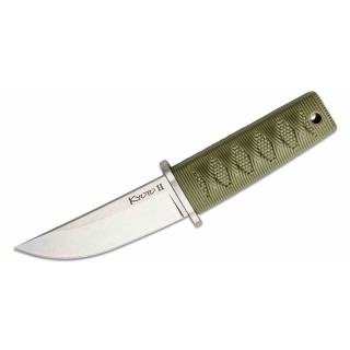 Couteau Cold Steel Kyoto II OD Green Lame Straight Back Acier 8Cr13MoV Manche Kray-Ex CS17DBODSW - Livraison Gratuite