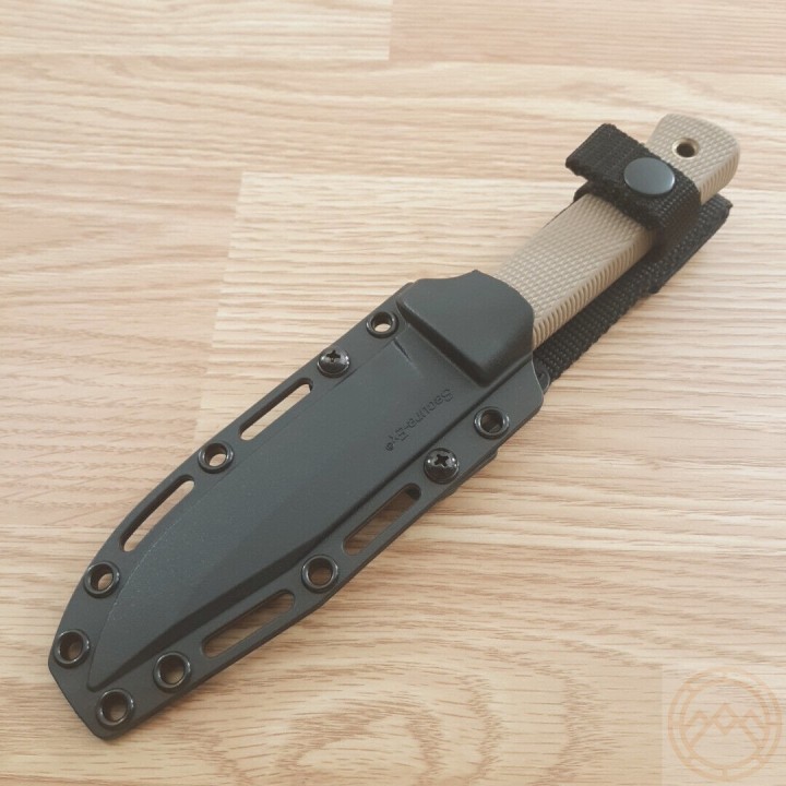 Couteau Cold Steel SRK FDE Compact Survival Rescue Lame Acier SK-5 Manche Kray-Ex Etui CS49LCKDDEBK - Livraison Gratuite
