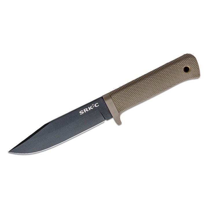 Couteau Cold Steel SRK FDE Compact Survival Rescue Lame Acier SK-5 Manche Kray-Ex Etui CS49LCKDDEBK - Livraison Gratuite