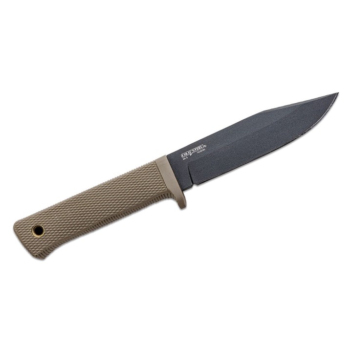 Couteau Cold Steel SRK FDE Compact Survival Rescue Lame Acier SK-5 Manche Kray-Ex Etui CS49LCKDDEBK - Livraison Gratuite