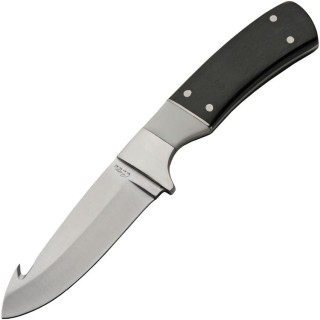 Couteau Skinner Guthook Rite Edge Lame Acier 3Cr13 Manche Bois Etui Nylon CN211629BK - Livraison Gratuite