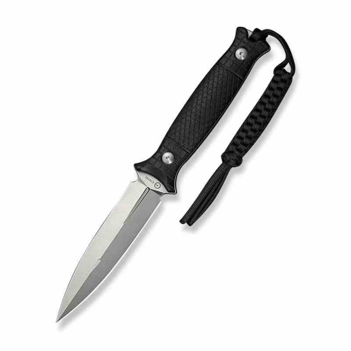 Couteau CIVIVI Perfrico Black Lame Dague Acier 14C28N Manche G-10 Étui Kydex CIVC230261 - Livraison Gratuite