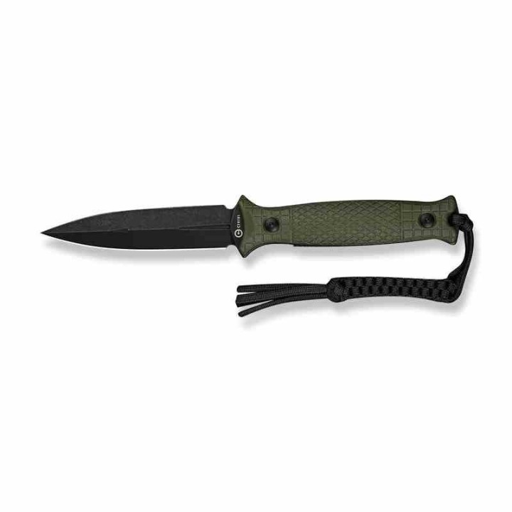 Couteau CIVIVI Perfrico OD Green Lame Dague Acier 14C28N Manche G-10 Étui Kydex CIVC230262 - Livraison Gratuite