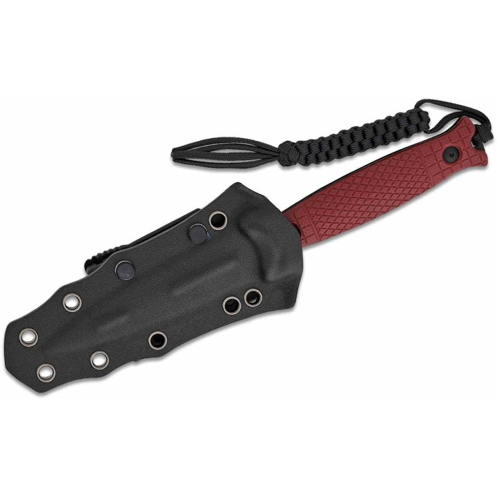 Couteau CIVIVI Perfrico Burgundy Lame Dague Acier 14C28N Manche G-10 Étui Kydex CIVC230263 - Livraison Gratuite