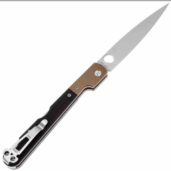 Couteau Daggerr Corso Black Lame Spear Point Acier VG-10 Manche G10 Lockback DGR2303BKST - Livraison Gratuite
