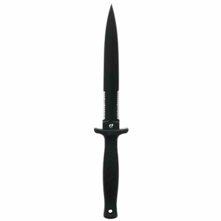 Couteau Schrade Delta Class Needle Magnum Lame Dague Acier AUS-8 Manche Overmold Noir Etui SCH1182515 - Livraison Gratuite
