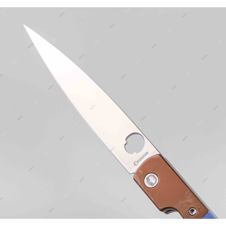 Couteau Daggerr Knives Corso Blue Lame Spear Point Acier VG-10 Manche Micarta Lockback Clip DGR2303MBLS - Livraison Gratuite