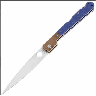 Couteau Daggerr Knives Corso Blue Lame Spear Point Acier VG-10 Manche Micarta Lockback Clip DGR2303MBLS - Livraison Gratuite
