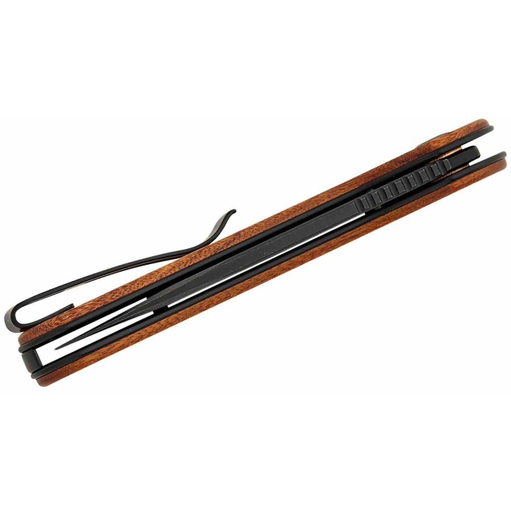 Couteau CIVIVI Elementum Slipjoint Guibourtia Lame Drop Point Acier 14C28N Blk Manche Bois CIVC18062AJ3 - Livraison Gratuite