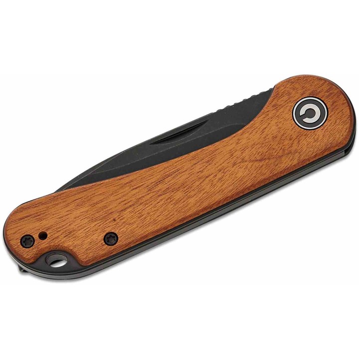 Couteau CIVIVI Elementum Slipjoint Guibourtia Lame Drop Point Acier 14C28N Blk Manche Bois CIVC18062AJ3 - Livraison Gratuite