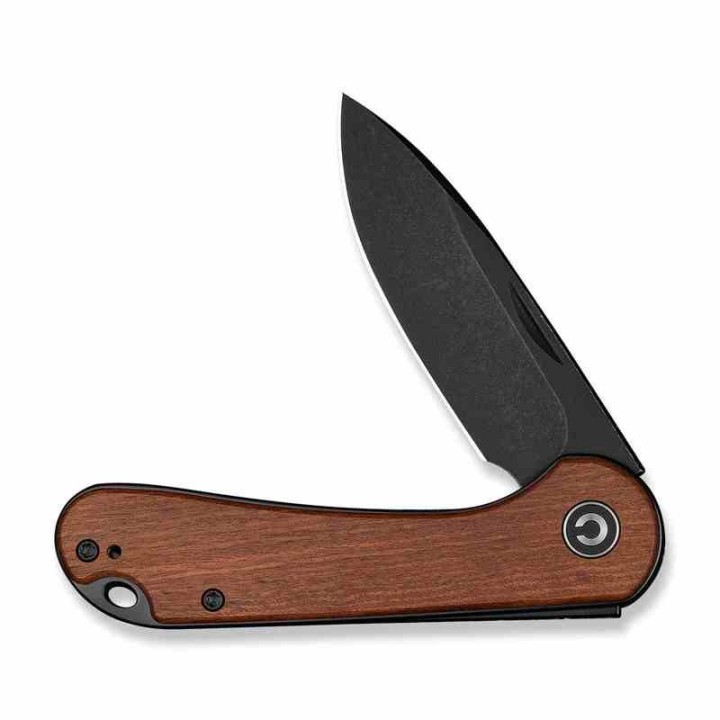 Couteau CIVIVI Elementum Slipjoint Guibourtia Lame Drop Point Acier 14C28N Blk Manche Bois CIVC18062AJ3 - Livraison Gratuite