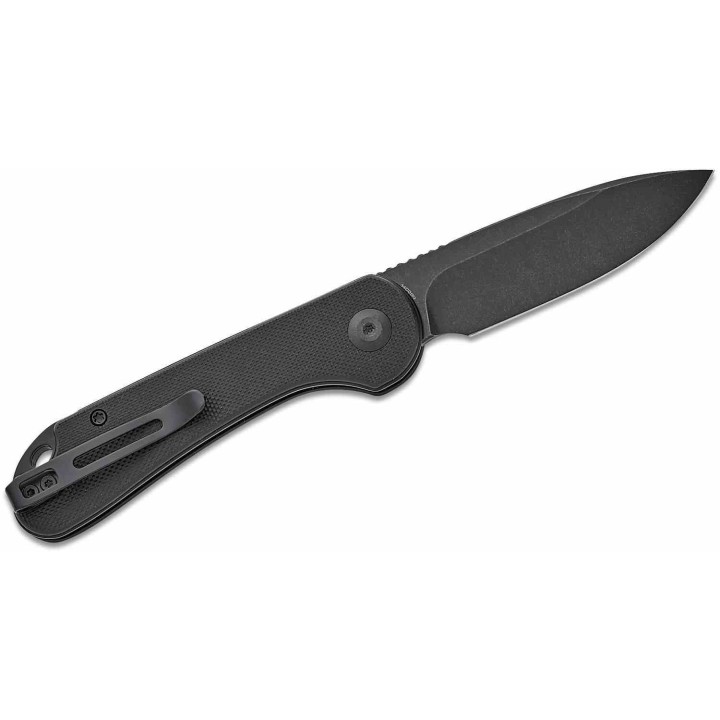 Couteau CIVIVI Elementum Slipjoint Black Lame Drop Point Acier 14C28N Manche G10 Clip CIVC18062AJ1 - Livraison Gratuite