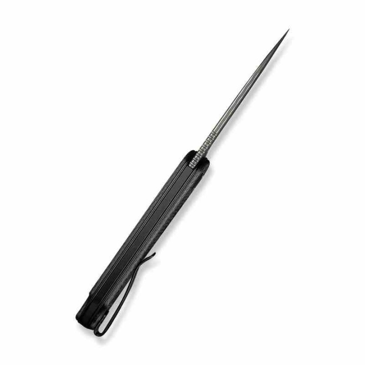 Couteau CIVIVI Elementum Slipjoint Lame Damas Drop Point Manche Fibre de Carbone Clip C18062AJDS1 - Livraison Gratuite