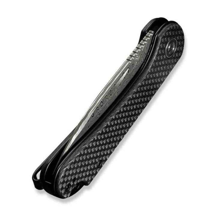 Couteau CIVIVI Elementum Slipjoint Lame Damas Drop Point Manche Fibre de Carbone Clip C18062AJDS1 - Livraison Gratuite