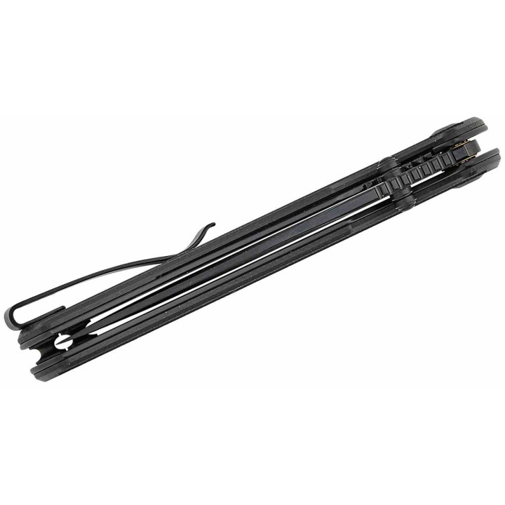 Couteau Sencut Regnator Black Lame Clip Point Acier 9Cr18MoV Manche G10 Linerlock IKBS Clip S240571 - Livraison Gratuite