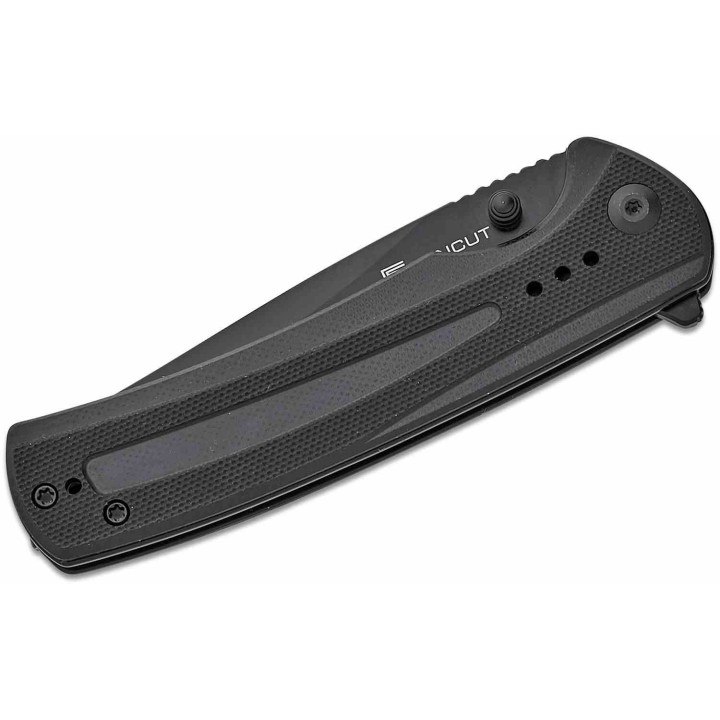 Couteau Sencut Regnator Black Lame Clip Point Acier 9Cr18MoV Manche G10 Linerlock IKBS Clip S240571 - Livraison Gratuite