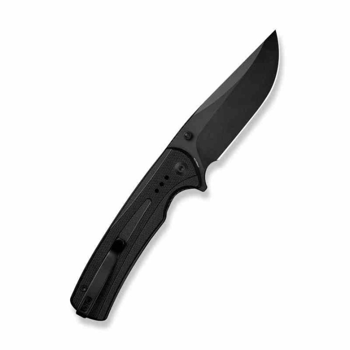 Couteau Sencut Regnator Black Lame Clip Point Acier 9Cr18MoV Manche G10 Linerlock IKBS Clip S240571 - Livraison Gratuite
