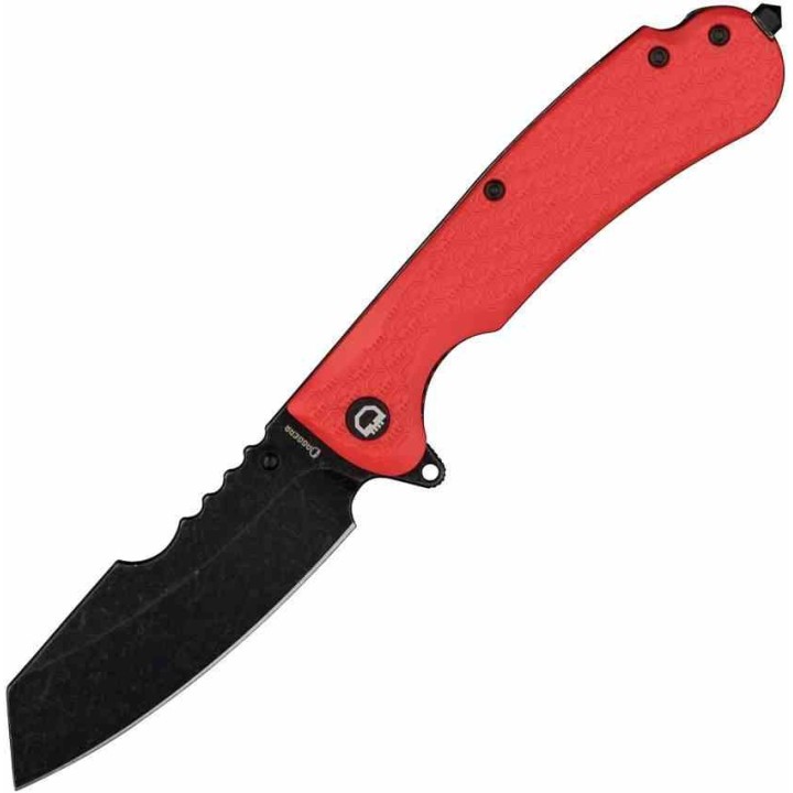 Couteau Daggerr Rhino Orange Lame Sheepsfoot Acier 8Cr14MoV BLK Manche FRN Brise-Vitres DGRRNFORBW - Livraison Gratuite