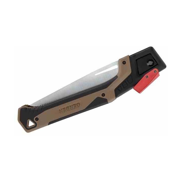 Scie Pliante Gerber Bushcraft Lame Acier Carbone SK5 Manche GFN Coyote Etui Nylon G1067465 - Livraison Gratuite