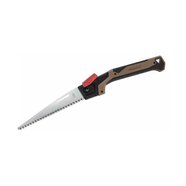 Scie Pliante Gerber Bushcraft Lame Acier Carbone SK5 Manche GFN Coyote Etui Nylon G1067465 - Livraison Gratuite
